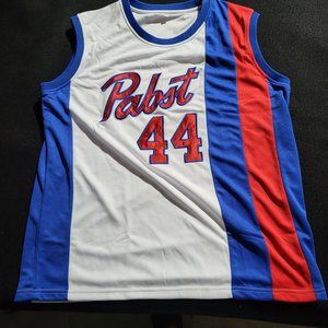 Size Large Pabst Blue Ribbon Basketball Jersey